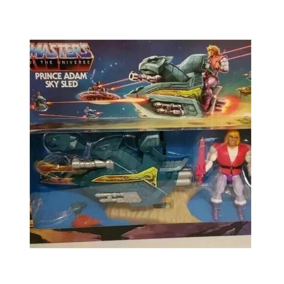 Prince Adam Sky Sled Masters of the Universe Retro Kids Play MOTU New - Picture 1 of 1